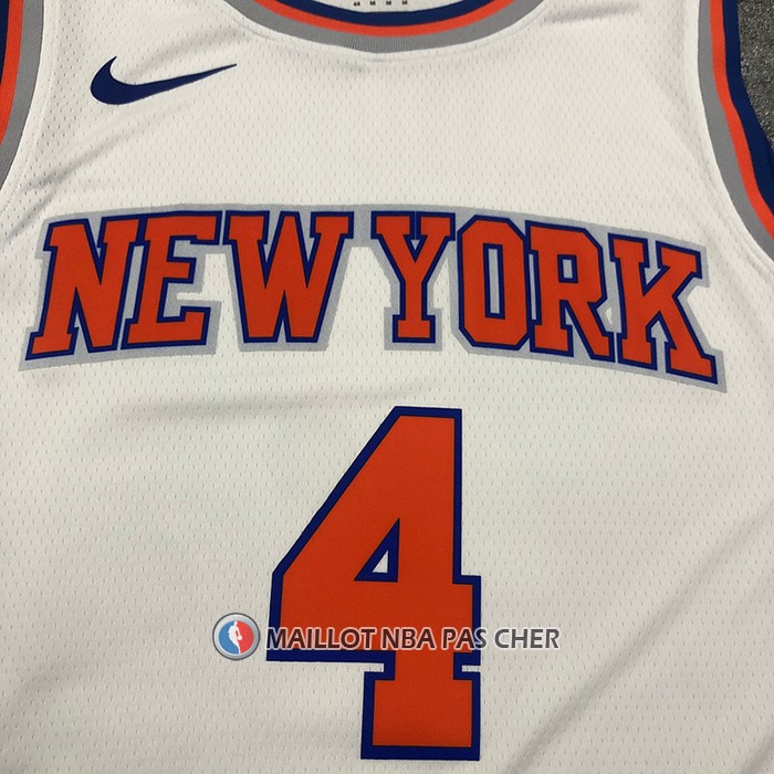 Maillot New York Knicks Derrick Rose NO 4 Association Blanc